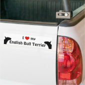 Englisch-Stier-Terrier-Autoaufkleber Autoaufkleber (Auf Lkw)
