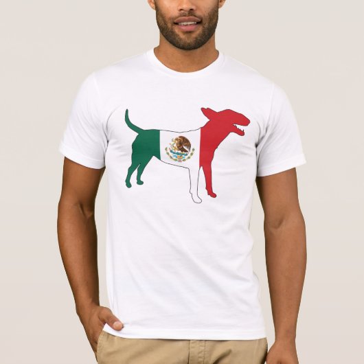 Englisch-Stier-Terrier/mexikanische T-Shirt (Vorderseite)