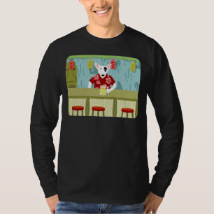 Englisch-Stier-Terrier Tiki Bar T-Shirt