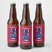 Englisch Test Cricket The Ashes Bierflaschenetikett (Flaschen)