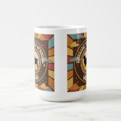 ENGLISCH TOY SPANIEL VIBES Retro Tasse (Mittel)