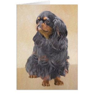 Englisch Toy Spanisch Malerei Original Animal Art