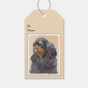 Englisch Toy Spanisch Malerei Original Animal Art Geschenkanhänger