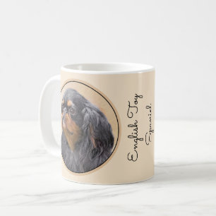 Englisch Toy Spanisch Malerei Original Animal Art Kaffeetasse