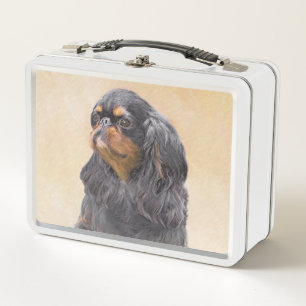 Englisch Toy Spanisch Malerei Original Animal Art Metall Brotdose