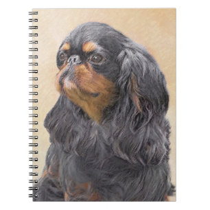 Englisch Toy Spanisch Malerei Original Animal Art Notizblock