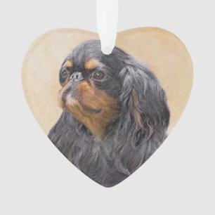Englisch Toy Spanisch Malerei Original Animal Art Ornament