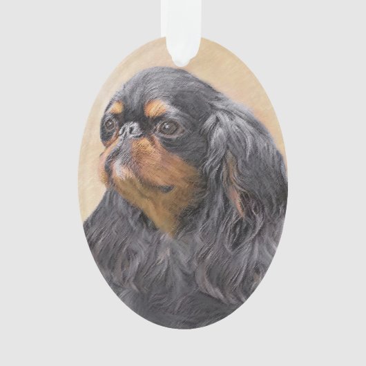 Englisch Toy Spanisch Malerei Original Animal Art Ornament (Vorderseite)