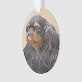 Englisch Toy Spanisch Malerei Original Animal Art Ornament (Vorderseite)