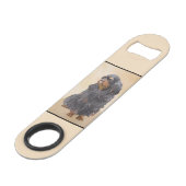 Englisch Toy Spanisch Malerei Original Animal Art Speed Flaschenöffner (Rückseite Schrägansicht)