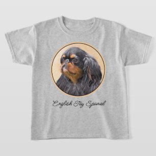Englisch Toy Spanisch Malerei Original Animal Art T-Shirt