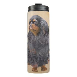Englisch Toy Spanisch Malerei Original Animal Art Thermosbecher