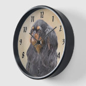 Englisch Toy Spanisch Malerei Original Animal Art Uhr (Winkel)