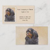 Englisch Toy Spanisch Malerei Original Animal Art Visitenkarte (Vorne/Hinten)