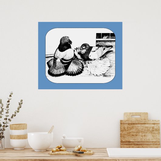 Englisch Trumpeters Poster (Küche)