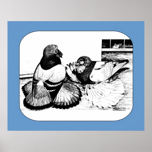 Englisch Trumpeters Poster (Vorne)