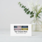 Englisch Ukrainisch Übersetzungsdienst Visitenkarte (Stehend Vorderseite)