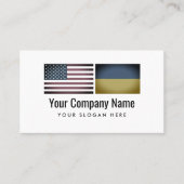 Englisch Ukrainisch Übersetzungsdienst Visitenkarte (Vorderseite)