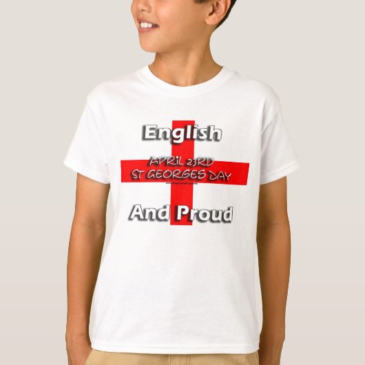Englisch und stolz - KinderT - Shirt (Vorderseite)