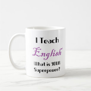 Englisch unterrichten kaffeetasse