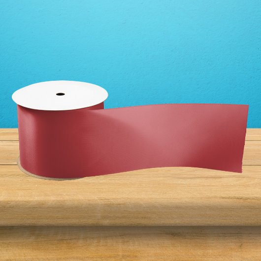 Englisch Vermillion Solid Color Satinband