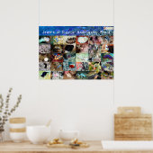 Englisch version: Juwelen of Under Water Siquijor Poster (Küche)