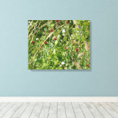 Englisch Wildblume Meadow Leinwanddruck (Insitu (Holzboden))