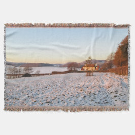 Englisch Winter Sunset - Personalisiert Decke