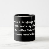 Englisch Zweifarbige Tasse (Mittel)
