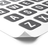 Englische Autismus AAC PECS Mitteilung zur Meldung Poster (Ecke)