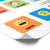 Englische Autismus AAC PECS Mitteilung zur Meldung Poster (Ecke)