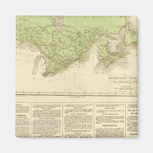 Englische Besitzungen Magnet (Vorne)