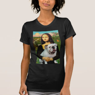 Englische Bulldogge 9 - Mona Lisa T-Shirt