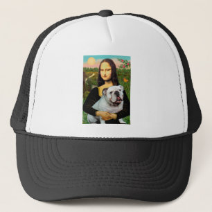 Englische Bulldogge 9 - Mona Lisa Truckerkappe