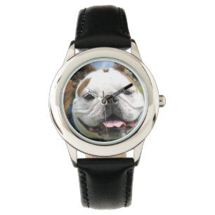 Englische Bulldogge Armbanduhr