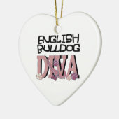 Englische Bulldogge DIVA Keramik Ornament (Links)