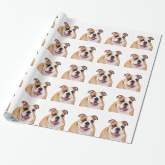 Englische Bulldogge Geschenkpapier