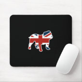Englische Bulldogge in der Mousepad (Mit Mouse)