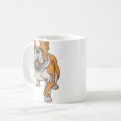 Englische Bulldogge Kaffeetasse (Vorderseite Links)