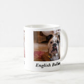 Englische Bulldogge Kaffeetasse (VorderseiteRechts)