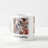 Englische Bulldogge Kaffeetasse (Vorderseite Links)