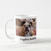 Englische Bulldogge Kaffeetasse (Links)