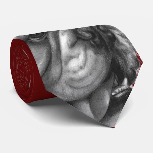 Englische Bulldogge Krawatte (Gerollt)