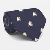 Englische Bulldogge Krawatte (Gerollt)