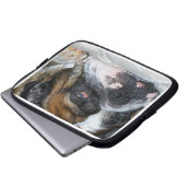 Englische Bulldogge Laptopschutzhülle (Vorne Knopf)