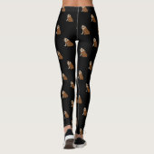 Englische Bulldogge Leggings (Rückseite)