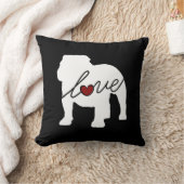 Englische Bulldogge Loveq Kissen (Decke)