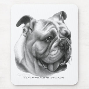 Englische Bulldogge Mousepad
