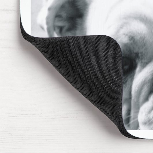 Englische Bulldogge Mousepad (Ecke)