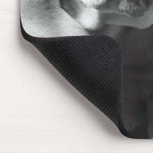 englische Bulldogge Mousepad (Ecke)